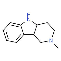 ChemSpider 2D Image | 2-Methyl-2,3,4,4a,5,9b-hexahydro-1H-pyrido[4,3-b]indole | C12H16N2