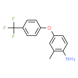 ChemSpider 2D Image | 2-Methyl-4-[4-(trifluoromethyl)phenoxy]aniline | C14H12F3NO