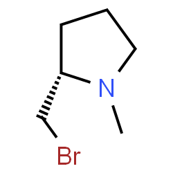 ChemSpider 2D Image | (S)-2-Bromomethyl-1-methyl-pyrrolidine | C6H12BrN