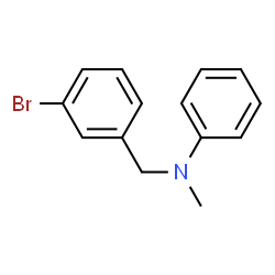 ChemSpider 2D Image | N-(3-Bromobenzyl)-N-methylaniline | C14H14BrN