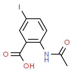 ChemSpider 2D Image | 2-Acetamido-5-iodobenzoic acid | C9H8INO3