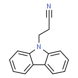 ChemSpider 2D Image | carbazole-9-propionitrile | C15H12N2