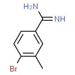 ChemSpider 2D Image | 4-Bromo-3-methylbenzenecarboximidamide | C8H9BrN2