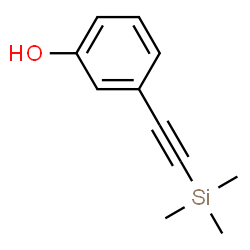 ChemSpider 2D Image | 3-[(Trimethylsilyl)ethynyl]phenol | C11H14OSi