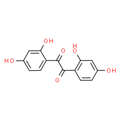 ChemSpider 2D Image | 2,2',4,4'-Tetrahydroxybenzil | C14H10O6