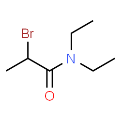 ChemSpider 2D Image | 2-Bromo-N,N-diethylpropanamide | C7H14BrNO