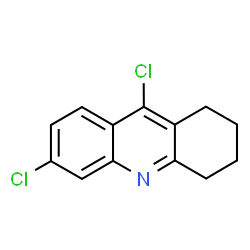 ChemSpider 2D Image | 6,9-Dichloro-1,2,3,4-tetrahydroacridine | C13H11Cl2N