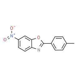ChemSpider 2D Image | 6-Nitro-2-(p-tolyl)benzo[d]oxazole | C14H10N2O3