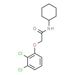 ChemSpider 2D Image | N-Cyclohexyl-2-(2,3-dichlorophenoxy)acetamide | C14H17Cl2NO2