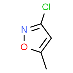 ChemSpider 2D Image | 3-Chloro-5-methyl-1,2-oxazole | C4H4ClNO