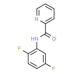 ChemSpider 2D Image | N-(2,5-Difluorophenyl)-2-pyridinecarboxamide | C12H8F2N2O