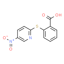 ChemSpider 2D Image | 2-[(5-Nitro-2-pyridinyl)sulfanyl]benzoic acid | C12H8N2O4S