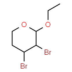 ChemSpider 2D Image | 3,4-Dibromo-2-ethoxytetrahydro-2H-pyran | C7H12Br2O2