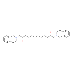 ChemSpider 2D Image | 1,12-Di(3,4-dihydro-2(1H)-isoquinolinyl)-2,11-dodecanedione | C30H40N2O2