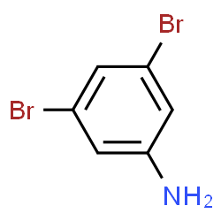 ChemSpider 2D Image | 3,5-Dibromoaniline | C6H5Br2N