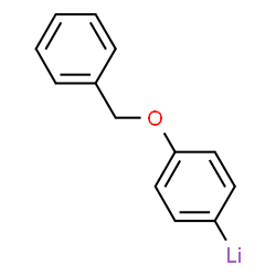 ChemSpider 2D Image | (4-benzyloxyphenyl)lithium | C13H11LiO