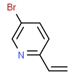 ChemSpider 2D Image | 5-Bromo-2-vinylpyridine | C7H6BrN