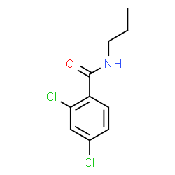 ChemSpider 2D Image | 2,4-Dichloro-N-propylbenzamide | C10H11Cl2NO