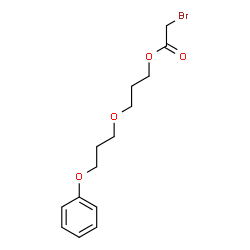 ChemSpider 2D Image | 3-(3-Phenoxypropoxy)propyl bromoacetate | C14H19BrO4