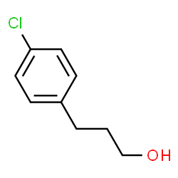 ChemSpider 2D Image | 3-(4-chlorophenyl)propanol | C9H11ClO