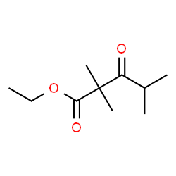 ChemSpider 2D Image | Ethyl 2,2,4-trimethyl-3-oxopentanoate | C10H18O3