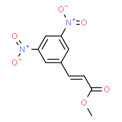 ChemSpider 2D Image | Methyl (2E)-3-(3,5-dinitrophenyl)acrylate | C10H8N2O6
