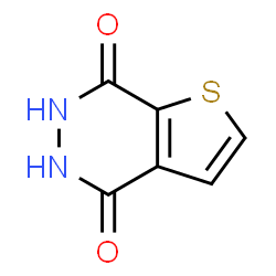 ChemSpider 2D Image | 5,6-Dihydrothieno[2,3-d]pyridazine-4,7-dione | C6H4N2O2S