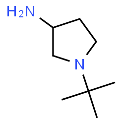 ChemSpider 2D Image | 1-tert-butyl-3-pyrrolidinamine | C8H18N2