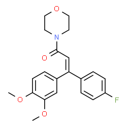 ChemSpider 2D Image | (Z)-flumorph | C21H22FNO4