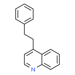 ChemSpider 2D Image | 4-phenethylquinoline | C17H15N