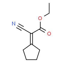 ChemSpider 2D Image | Ethyl cyano(cyclopentylidene)acetate | C10H13NO2