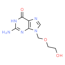 ChemSpider 2D图像|阿昔洛韦| C8H11N5O3