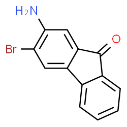 ChemSpider 2D Image | 2-AMINO-3-BROMO-9-FLUORENONE | C13H8BrNO