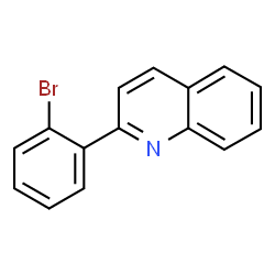ChemSpider 2D Image | 2-(2-Bromophenyl)quinoline | C15H10BrN