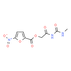 ChemSpider 2D Image | 2-[(Methylcarbamoyl)amino]-2-oxoethyl 5-nitro-2-furoate | C9H9N3O7