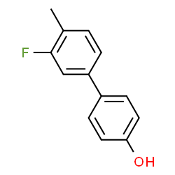 ChemSpider 2D Image | 3'-Fluoro-4'-methyl-4-biphenylol | C13H11FO