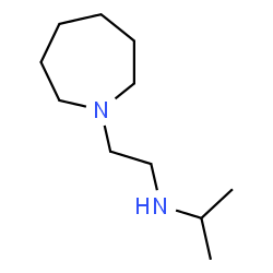ChemSpider 2D Image | N-[2-(1-Azepanyl)ethyl]-2-propanamine | C11H24N2