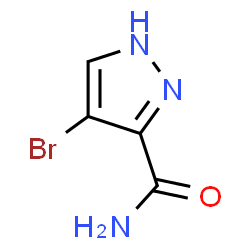 ChemSpider 2D Image | 4-Bromo-1H-pyrazole-3-carboxamide | C4H4BrN3O