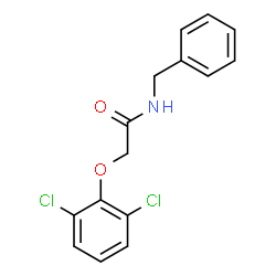 ChemSpider 2D Image | N-Benzyl-2-(2,6-dichlorophenoxy)acetamide | C15H13Cl2NO2