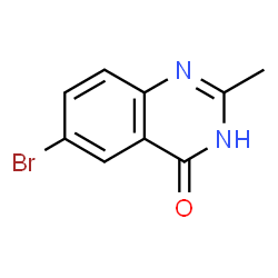 ChemSpider 2D Image | 6-bromo-2-methylquinazolin-4-ol | C9H7BrN2O