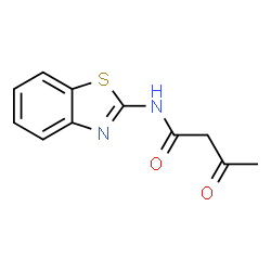 ChemSpider 2D Image | 2-(Acetoacetamido)benzothiazole | C11H10N2O2S