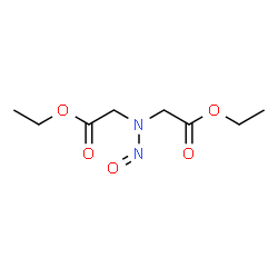 ChemSpider 2D Image | Diethyl 2,2'-(nitrosoimino)diacetate | C8H14N2O5