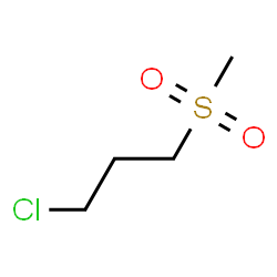 ChemSpider 2D Image | 1-Chloro-3-(methylsulfonyl)propane | C4H9ClO2S