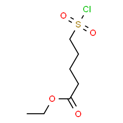 ChemSpider 2D Image | Ethyl 5-(chlorosulfonyl)pentanoate | C7H13ClO4S