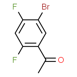 ChemSpider 2D Image | 5'-Bromo-2',4'-difluoroacetophenone | C8H5BrF2O