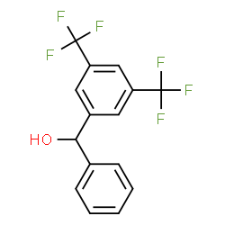 ChemSpider 2D Image | [3,5-Bis(trifluoromethyl)phenyl](phenyl)methanol | C15H10F6O