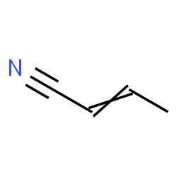 ChemSpider 2D Image | 2-Butenenitrile | C4H5N