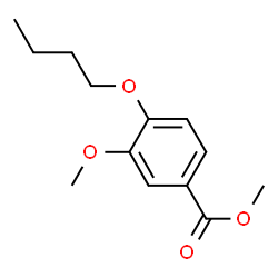 ChemSpider 2D Image | Methyl 4-butoxy-3-methoxybenzoate | C13H18O4