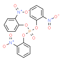 ChemSpider 2D Image | Tris(2-nitrophenyl) phosphate | C18H12N3O10P