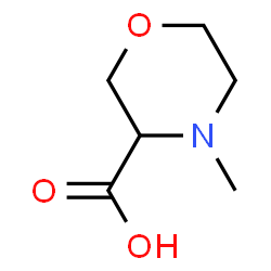 ChemSpider 2D Image | 4-Methyl-3-morpholinecarboxylic acid | C6H11NO3